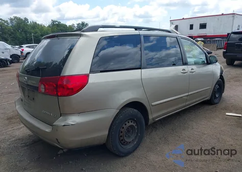 2007 Toyota Sienna Ce z USA, uszkodzony, nr VIN 5TDZK23C97S073183